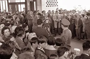 1962 Prints: A photograph of the Vlak Bratstva in enotnosti (Train of Brotherhood and Unity) in Maribor
