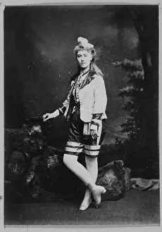 Shift Prints: A photograph from the Weir Collection shows an actress in shorts