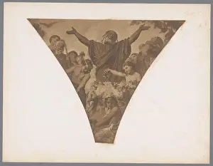 Salted Prints: Photographic reproduction of decoration on ceiling