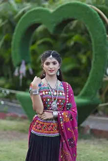 Indian Culture Prints: PhotoShoot with Sayali in Ghagra Choli