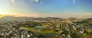 Phuket Island Prints: Phuket city Thailand, Aerial view drone photography High angle view of Phuket city