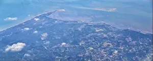 Phuket Thailand aerial drone bird's eye view photo of tropical sea