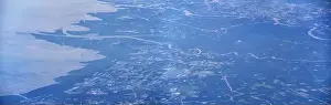 Coast City Prints: Phuket Thailand aerial drone bird's eye view photo of tropical sea