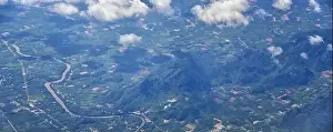 Coast City Prints: Phuket Thailand aerial drone bird's eye view photo of tropical sea