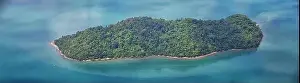 Tropical Coast Prints: Phuket Thailand aerial drone bird's eye view photo of tropical sea