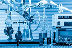 Diseases Prints: Physical chemistry laboratory equipment