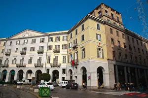 Piedmont Prints: Piazza Carlo Felice square central Turin city Piedmont region northern Italy Europe
