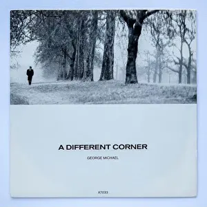Nostalgia Prints: Picture cover of the seven inch single version of A Different Corner by George Michael