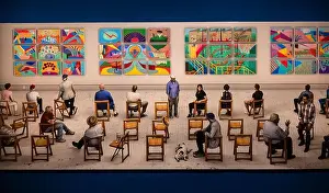 Travel Europe Prints: Pictures at an Exhibition painting