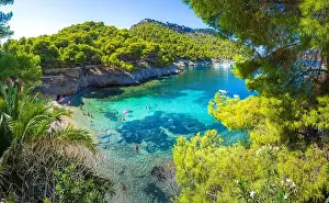 Asos Prints: Picturesque Assos village in Kefalonia island, Greece