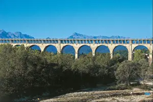 Piedmont Prints: Piedmont - Cuneo. The viaduct Soleri