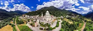 Piedmont, Italy.majestic Sanctuary of Madonna del Sangue