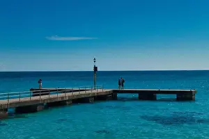 Vacation Spot Prints: pier in Cala Millor, Mallorca, Spain