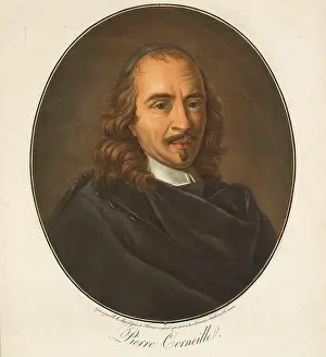Pierre-Michel Alix produces an engraved portrait of Pierre Corneille
