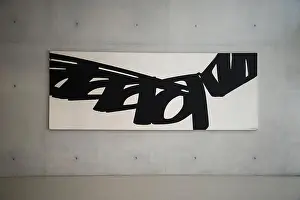 Pierre Soulages painting Painting 162x434cm, 27 March 1971, oil on canvas, 1972, Fabre Museum, Montpellier, France