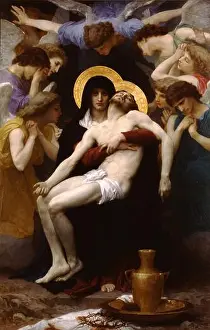 Pieta Prints: Pieta, 1876, William-Adolphe Bouguereau William-Adolphe Bouguereau -
