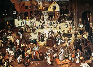 Lent Prints: Pieter Bruegel Also Brueghel Or Breughel Elder