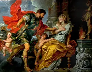 Baroque Style Prints: Pieter Paul Rubens, Siegen 1577 - Antwerp 1640 ‘Mars and Rhea Silvia