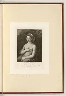 Copper Engraving Prints: Pietro Fontana (Engraver) Portrait of a young woman