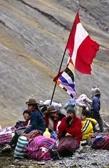 Altiplano Prints: Pilgrims on the way to Sinakara during the Qoyllur Ritti Pilgrimage
