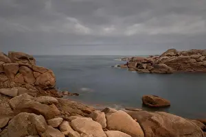 Pink granite coast at Ploumanach