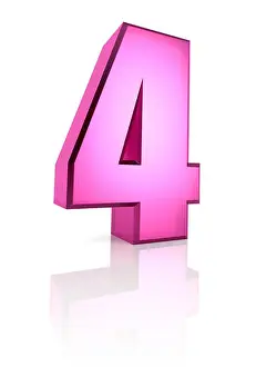 Girlish Prints: Pink Number 4