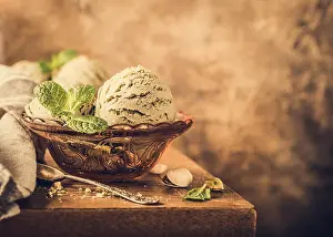 Gelato Prints: Pistachio ice cream