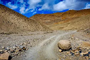 Desolate Prints: The piste from Tamtetoucht to Msemrir, Morocco