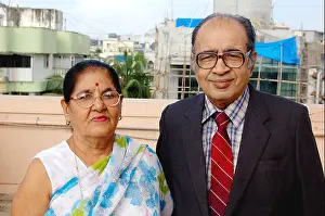 Spectacles Prints: PKB77899 South Asian Indian Old Sindhi Couple India Model Released