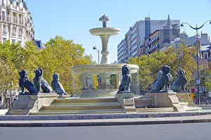 The Place Felix Eboué, Paris, basically a large roundabout
