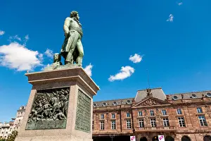 Alsatian Prints: Place Kléber in Strasbourg, Alsace, France