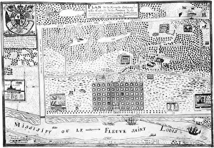 Saint Louis Prints: Plan of New Orleans