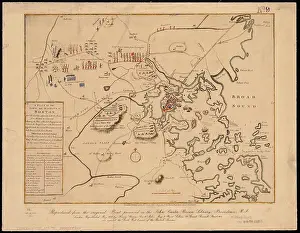 Concord Prints: A plan of the town and harbour of Boston