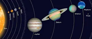 Mercury Prints: Planets of the Solar System, Illustration