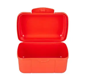 Bring Prints: Plastic lunch box isolated on white background