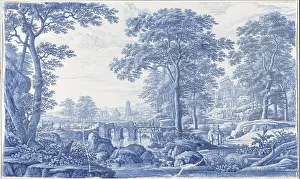 Plate of earthenware, Frederik van Frytom, Anonymous, c. 1670 - c. 1700