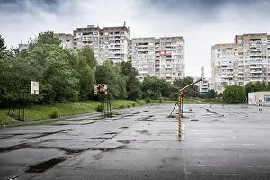 Plattenbauten in Sofia, Bulgaria