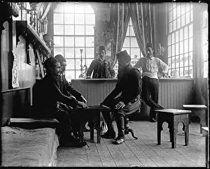 Cairo Prints: Playing board game at the California Midwinter International Exposition