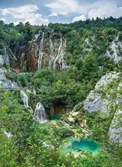 Plitvice Lakes National Park Prints: Plitvice Lakes National Park is one of the oldest and largest national parks in Croatia and UNESCO World Heritage