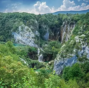 Plitvice Lakes National Park Prints: Plitvice Lakes National Park is one of the oldest and largest national parks in Croatia and UNESCO World Heritage