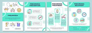 Newsletter Prints: Pneumonia brochure template