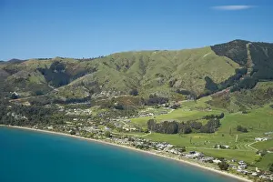Pohara near Takaka Golden Bay Nelson Region South Island New Zealand aerial