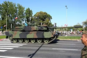 Panther Prints: Poland, Warsaw: Polish army presents a K2 black panther tank during Polish Army Celebtion Day
