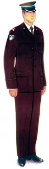 Formal Wear Prints: This is a Polish border guard dress uniform