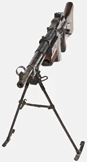 Militaria Prints: A Polish light machine gun, (B)