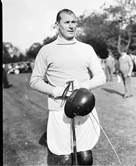 Sportsman Prints: Polo Player Winston Guest at the Meadow Brook Club, Westbury, NY May 15, 1939