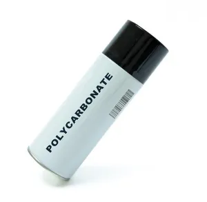Spray Prints: Polycarbonate. Scratch-resistant coating for optical lenses and safety glass.