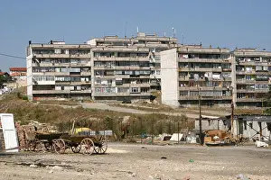 Floors Prints: Poor neighborhood in Bulgaria