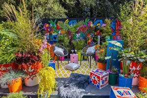 Seasons Prints: Pop Street Garden in Container Gardens at RHS Chelsea Flower Show
