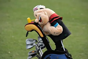 Golf Club Prints: A Popeye golf club cover on a golf club